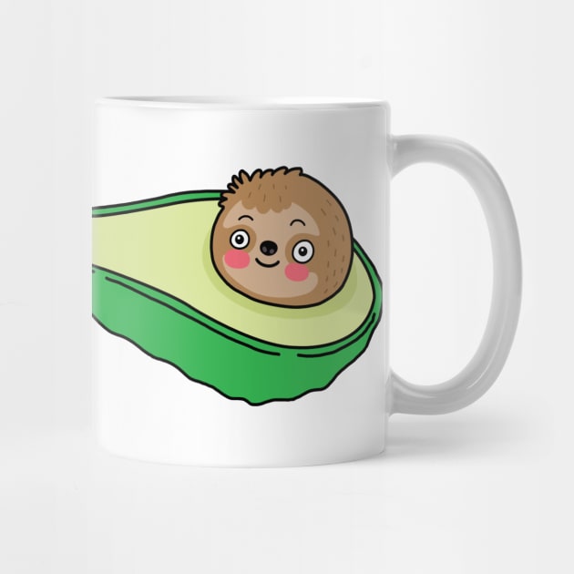 Avocado Sloth by SuperrSunday